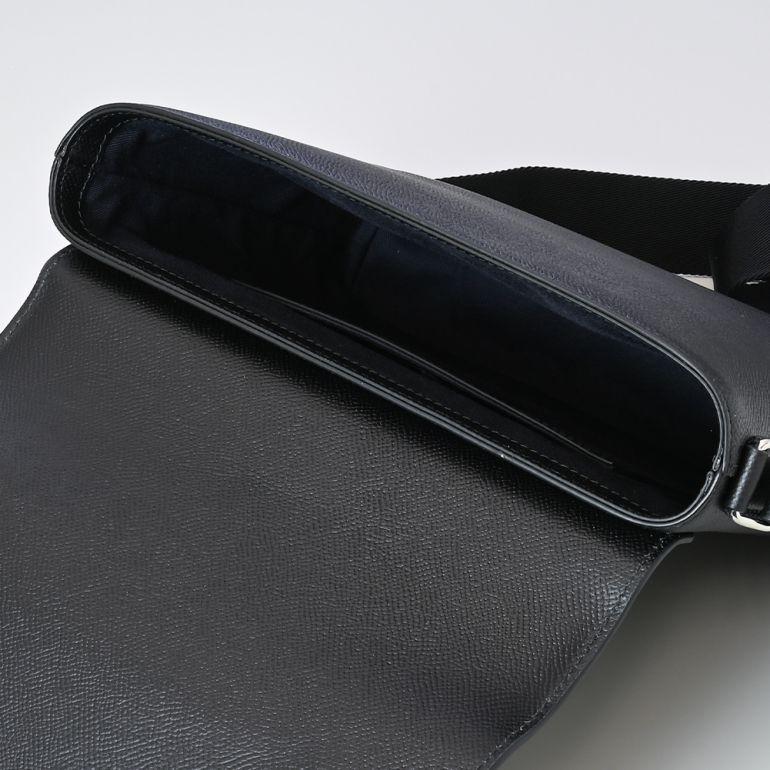 ダンヒル dunhill クロスショルダー メンズ カドガン スモール フラップ メッセンジャーバッグ ブラック 22R3656CA001の画像