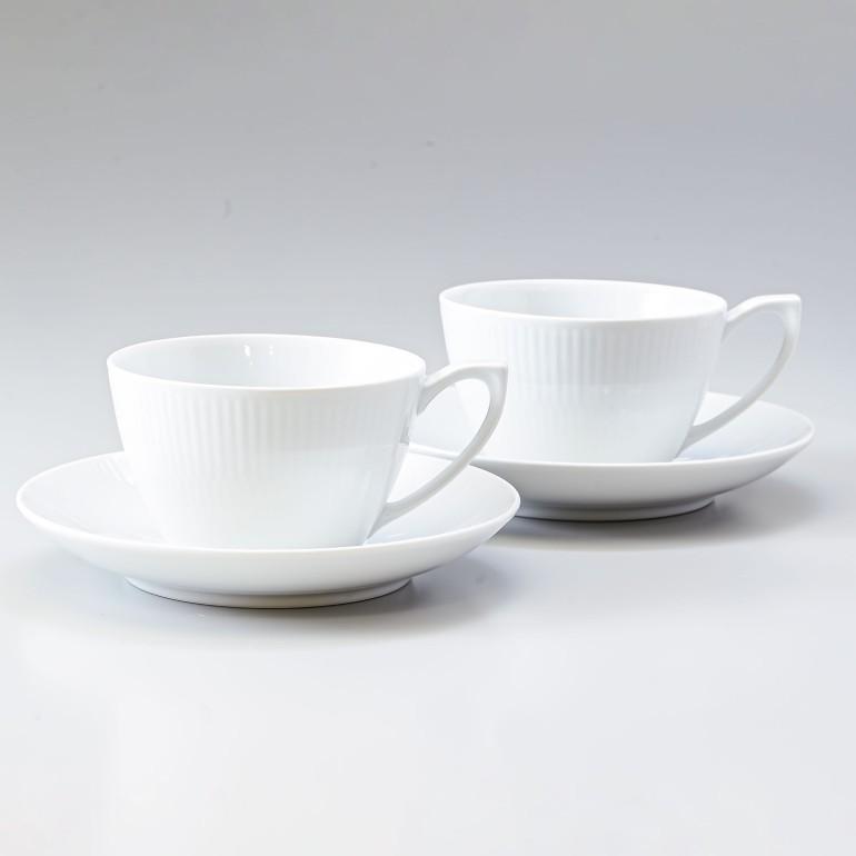 ROYAL COPENHAGEN 2客セット ロイヤルコペンハーゲン ホワイト