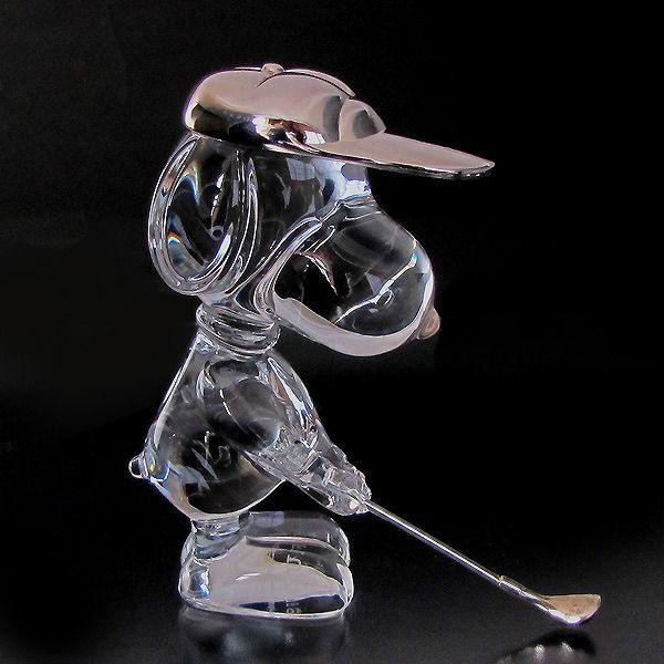 バカラ Baccarat クリスタルフィギュア ゴルフスヌーピー 11.5cm バカラ Baccarat クリスタルフィギュア ゴルフスヌーピー 11.5cm