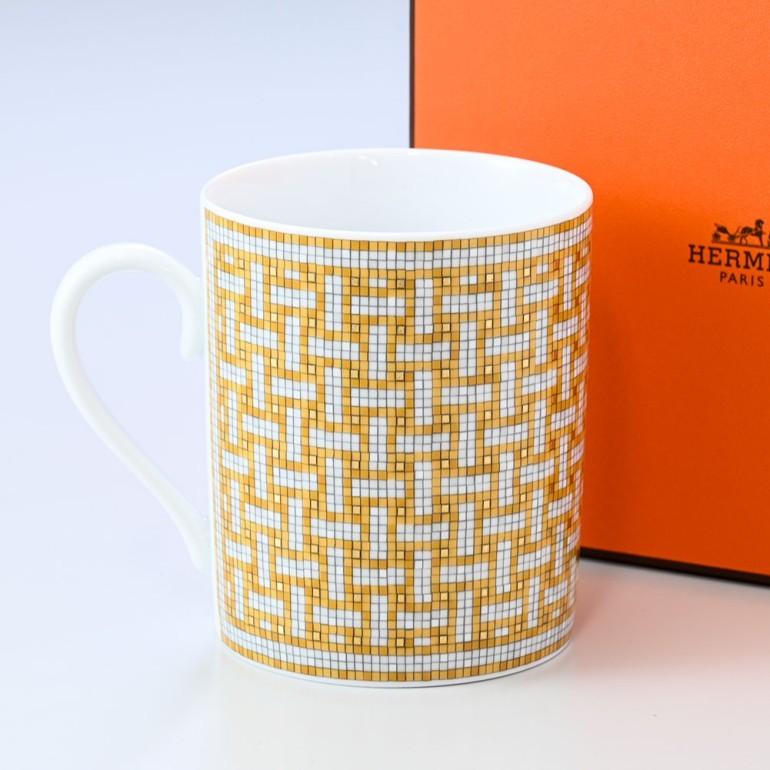 HERMES エルメス モザイク ヴァンキャトル 026031P マグカップ 