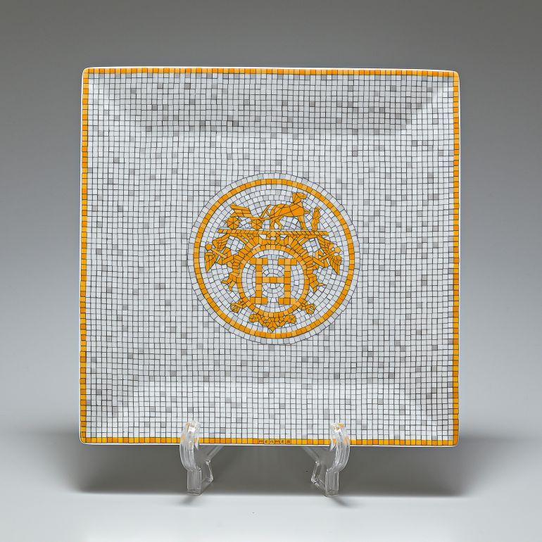 HERMES エルメス モザイク ヴァンキャトル ゴールド プチカレ HERMES エルメス モザイク ヴァンキャトル ゴールド プチカレ
