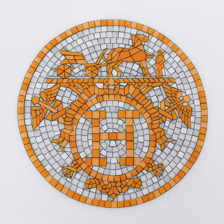 HERMES エルメス モザイク ヴァンキャトル ゴールド オーバル HERMES エルメス モザイク ヴァンキャトル ゴールド オーバル