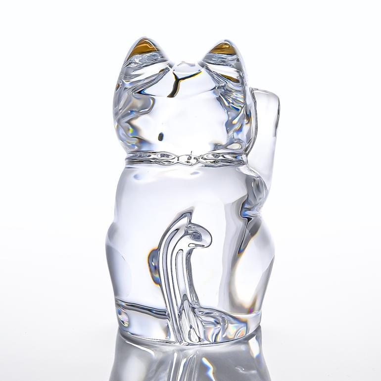 バカラ（Baccarat） ギフトセット クリスタルフィギュア 招き猫 クリア