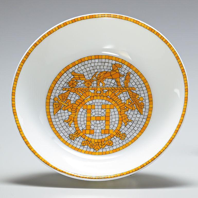 エルメス　小皿　モザイクヴァンキャトル HERMES（エルメス） モザイク ヴァンキャトル ゴールド クーペル 10cm