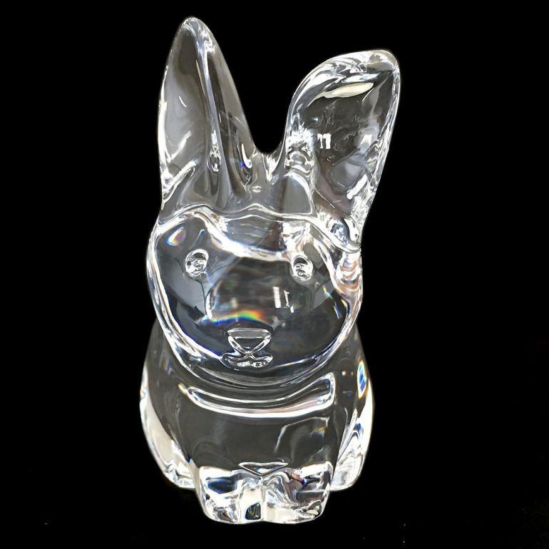 バカラ ミニマルズ うさぎ クリスタル 置物 箱付 バカラ（Baccarat） クリスタルフィギュア ミニマルズ MINIMALS LAPIN