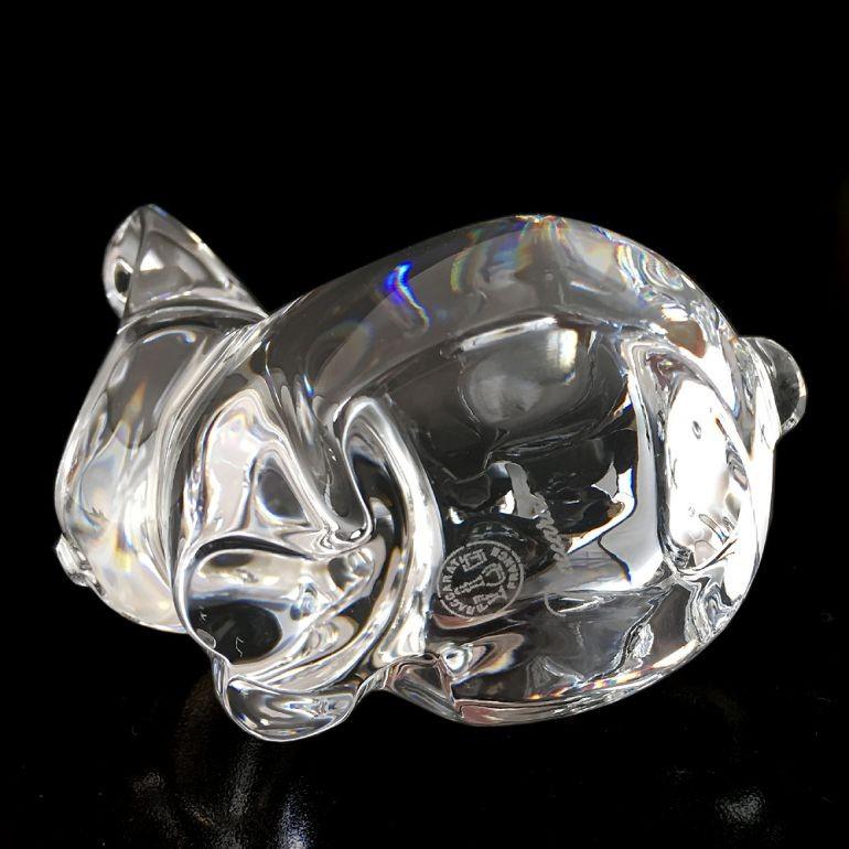 【新品未使用】バカラ　クリスタルフィギュア　うさぎ バカラ（Baccarat） クリスタルフィギュア ミニマルズ MINIMALS LAPIN