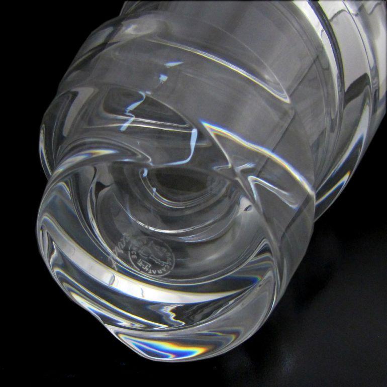 バカラ（Baccarat） ベース 花瓶 スパイラル 20cm Sサイズ SPIRALE