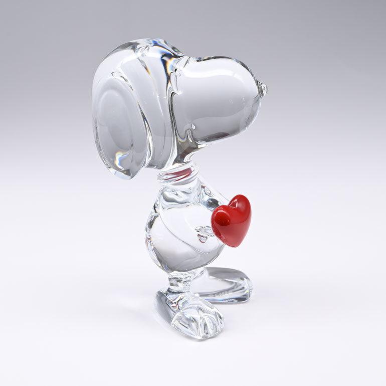 バカラ（Baccarat） クリスタルフィギュア カトゥーン スヌーピー