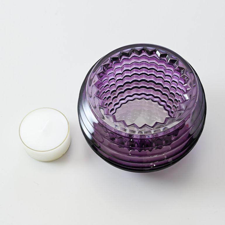 バカラ（Baccarat） キャンドルホルダー EYE アイ パープル 2802540