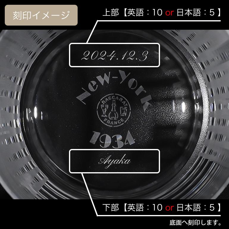 バカラ（Baccarat） グラス レジェンド ニューヨーク 1934 シングル