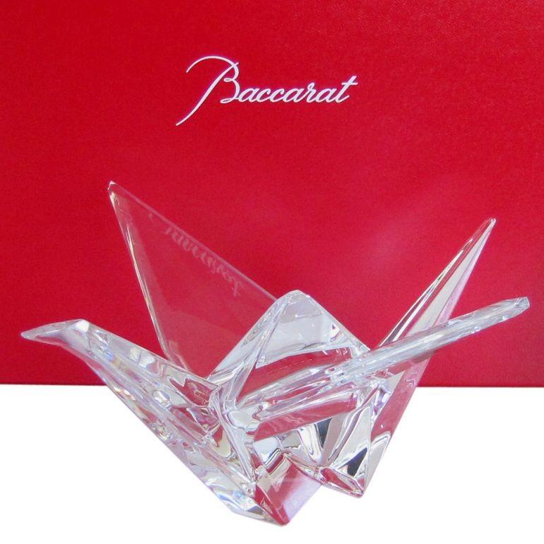 バカラ Baccarat クリスタルフィギュア オリガミ ツル 鶴 バカラ Baccarat クリスタルフィギュア オリガミ ツル 鶴