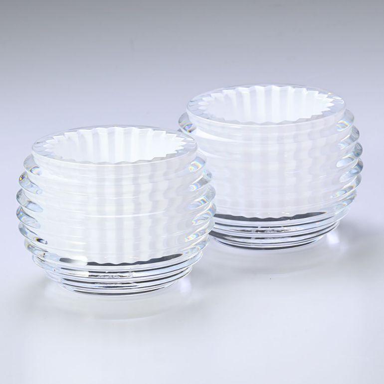 バカラ（Baccarat） キャンドルホルダー EYE アイ ペア ホワイト