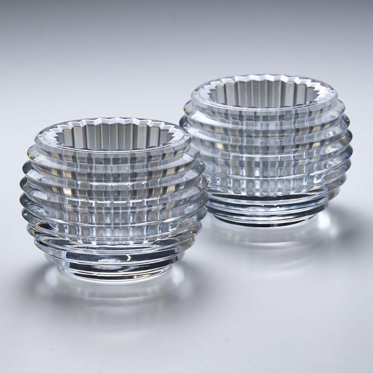 バカラ（Baccarat） キャンドルホルダー EYE アイ ペア シルバー