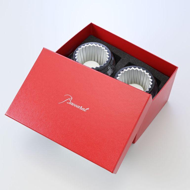 バカラ（Baccarat） キャンドルホルダー EYE アイ ペア シルバー