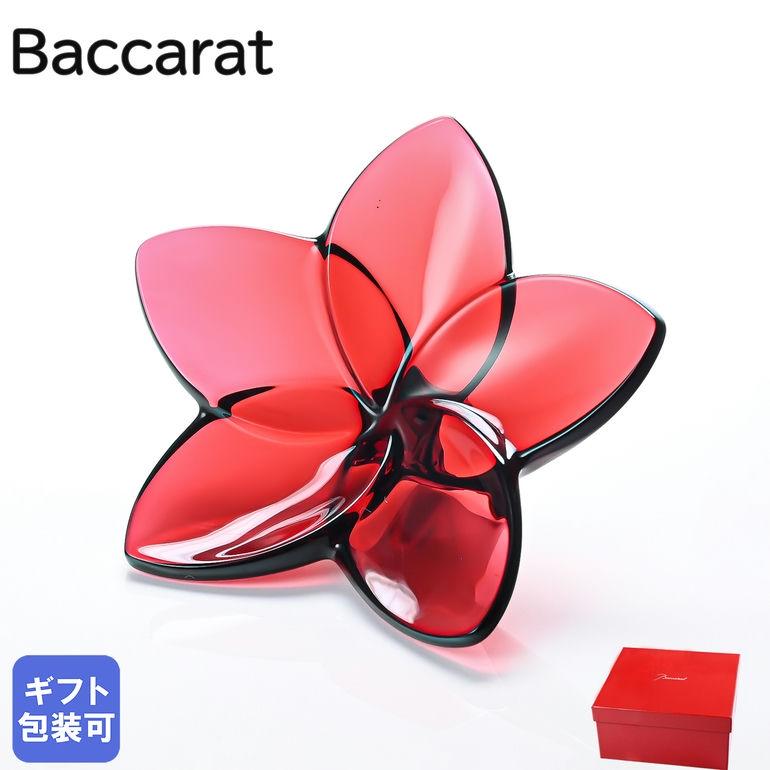 バカラ Baccarat クリスタルフィギュア ブルーム レッド 9cm バカラ Baccarat クリスタルフィギュア ブルーム レッド 9cm