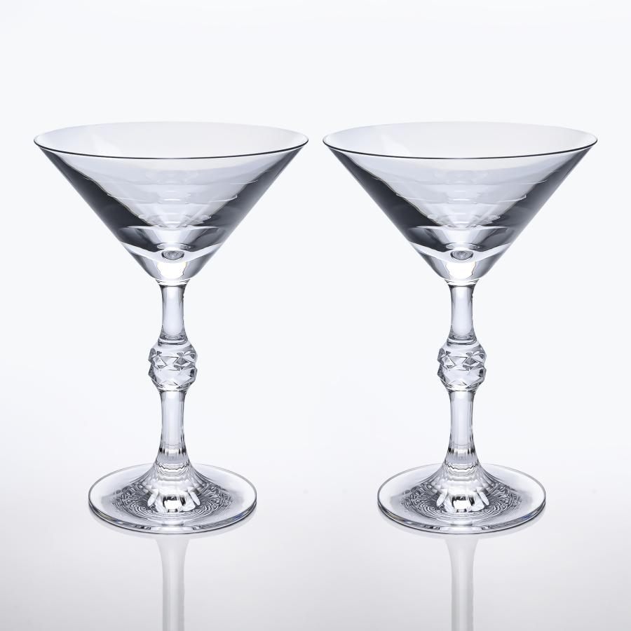 バカラ（Baccarat） グラス ペア パッション マティーニグラス 17cm