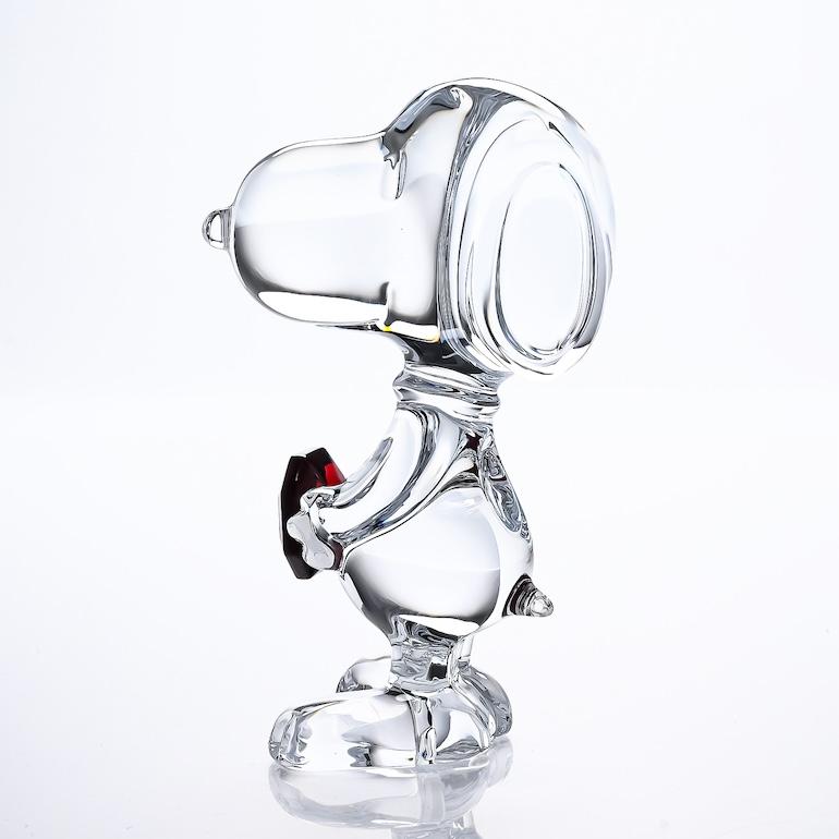 Baccarat バカラ スヌーピー オブジェ クリスタルガラス クリア
