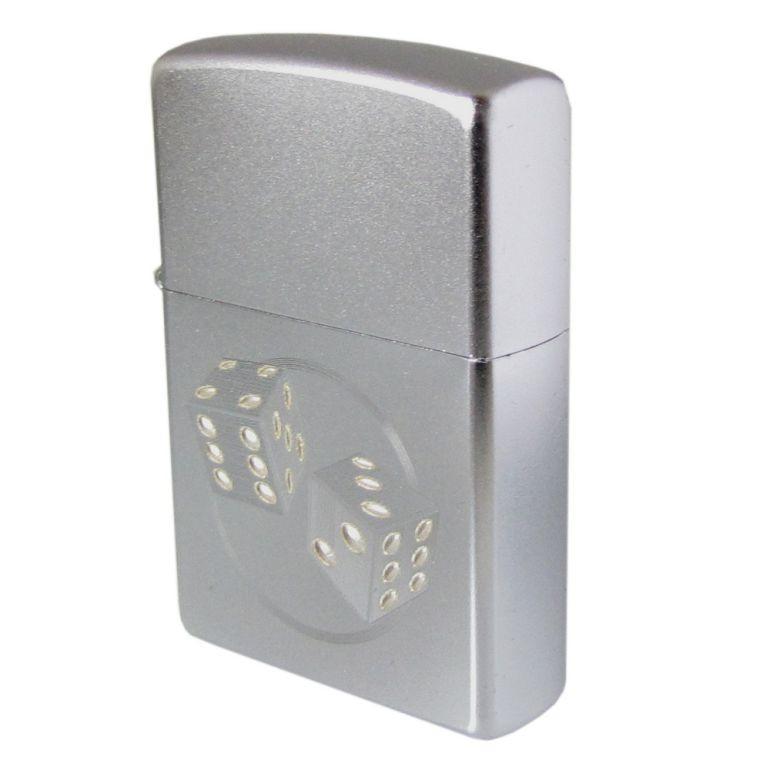 ZIPPO（ジッポー） ライター DICE ダイス サイコロ シルバー 29412 名