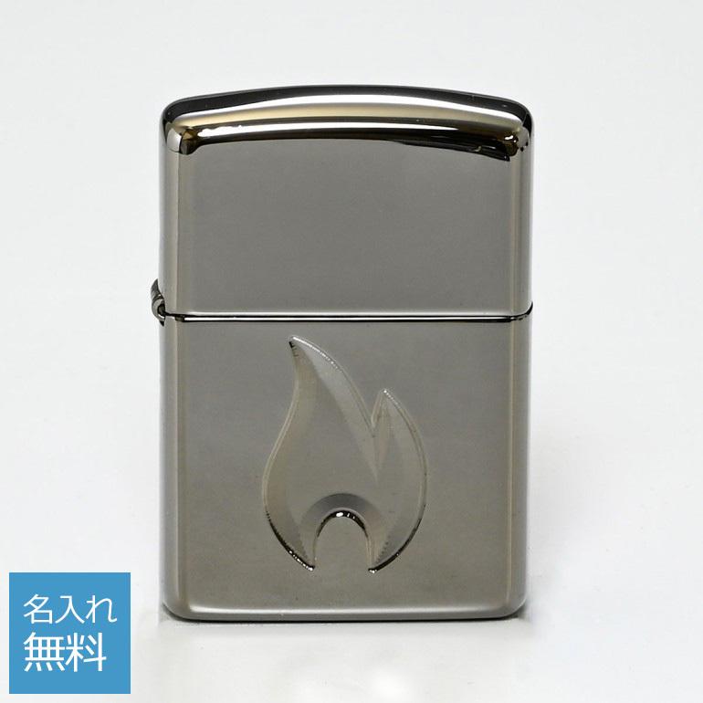 ZIPPO（ジッポー） ライター FLAME DESIGN シルバー 29928 名入れ可