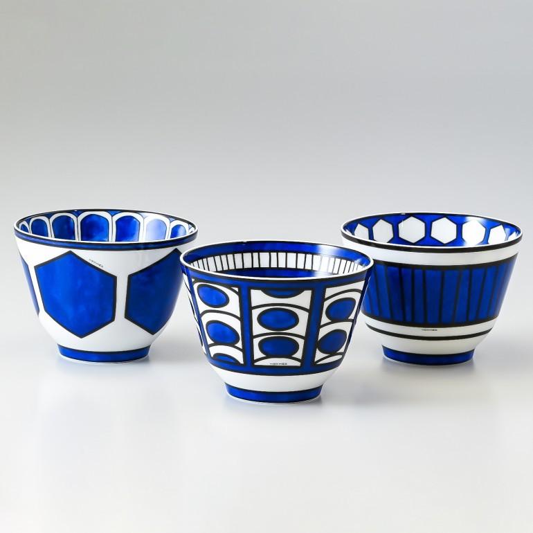 HERMÈS ブルーダイユールラージボウル 2個セット