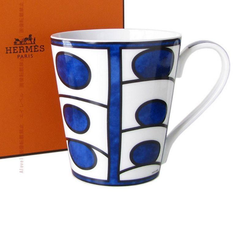 HERMES（エルメス） ブルーダイユール 030138P1 マグカップ シングル