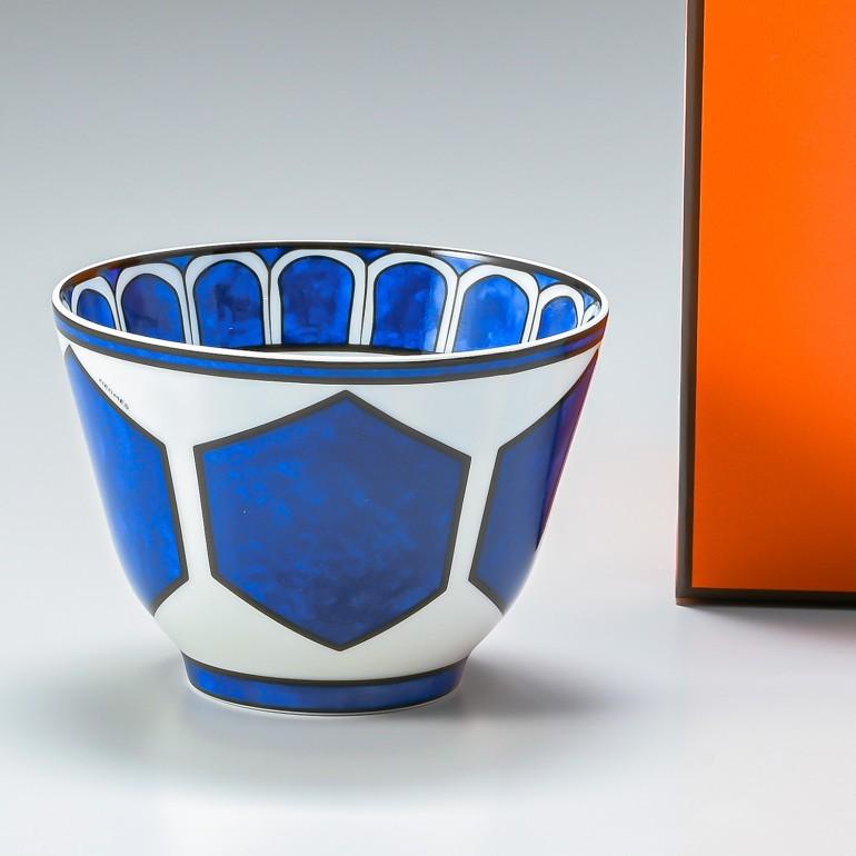 春先取りの 新品 エルメス ブルーダイユール ラージボール No.1 食器