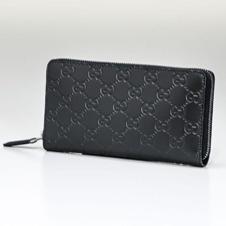 GUCCI グッチ 長財布 ラウンドファスナー AVEL アヴェル GGレザー 