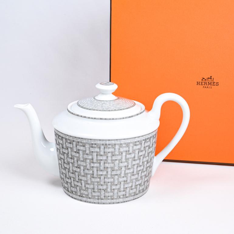 HERMES エルメス ティーポット モザイク ヴァンキャトル HERMES エルメス ティーポット モザイク ヴァンキャトル