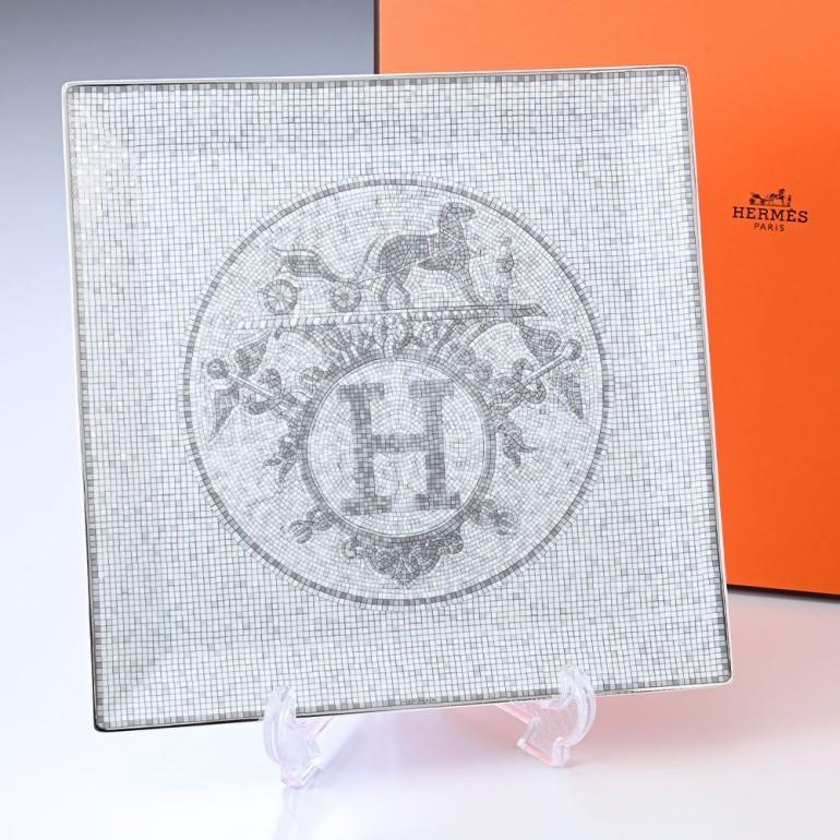 HERMES（エルメス） モザイク ヴァンキャトル プラチナ 035045P 23cm