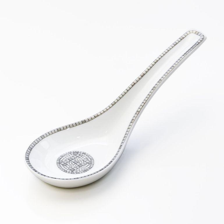 HERMES（エルメス） スープスプーン モザイク ヴァンキャトル プラチナ