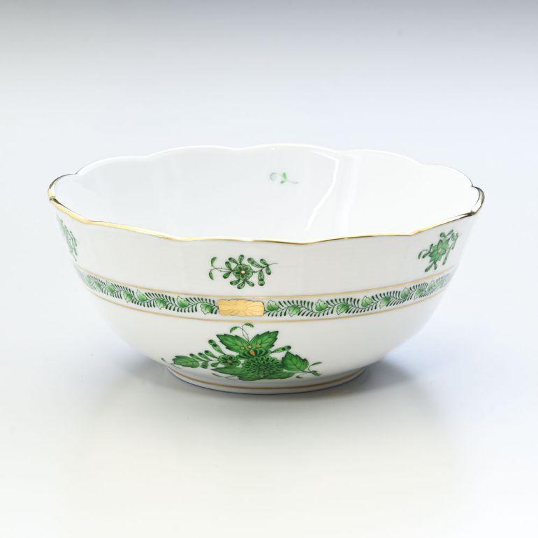 ヘレンド（HEREND） ボウル アポニーグリーン 洋食器 16cm 365000