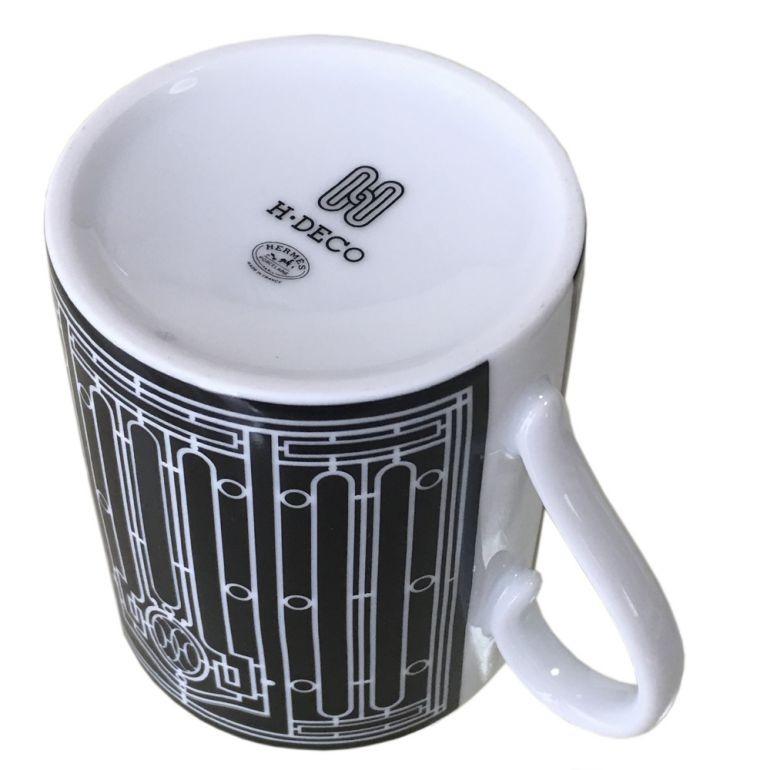 HERMES エルメス H DECO Hデコ アッシュデコ 037131P マグカップ HERMES エルメス H DECO Hデコ アッシュデコ 037131P マグカップ