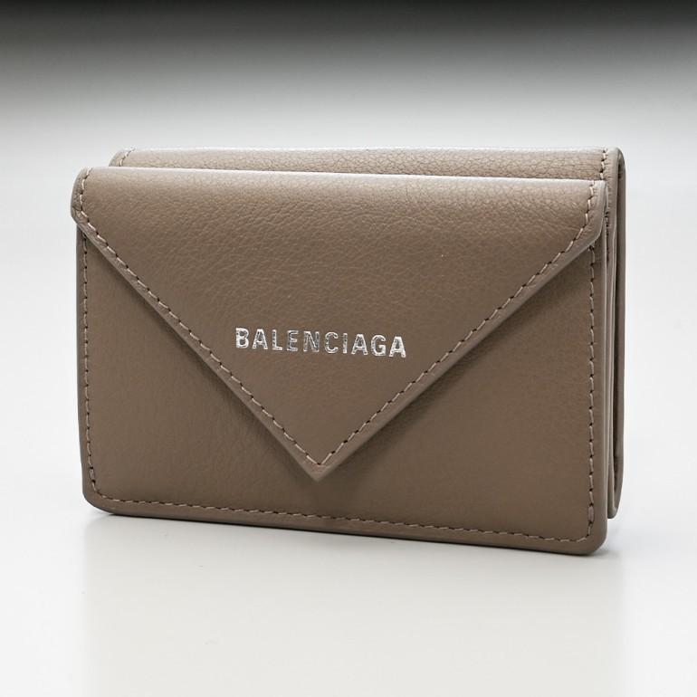 BALENCIAGA 三つ折り財布 ブラウン BALENCIAGA（バレンシアガ） 三つ折り財布 レディース ミニ財布 ミニ