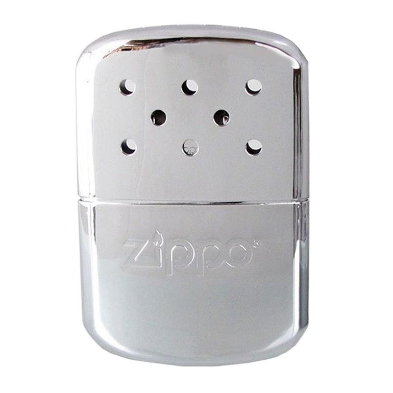 正式的ZIPPO ハンドウォーマー オイル充填式 オイルカイロ ジッポー エコカイロ ハンディウォーマー シルバー クリアケース 40323