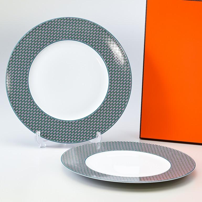 HERMES エルメス タイ セット デザートプレート 皿 食器 3枚セット