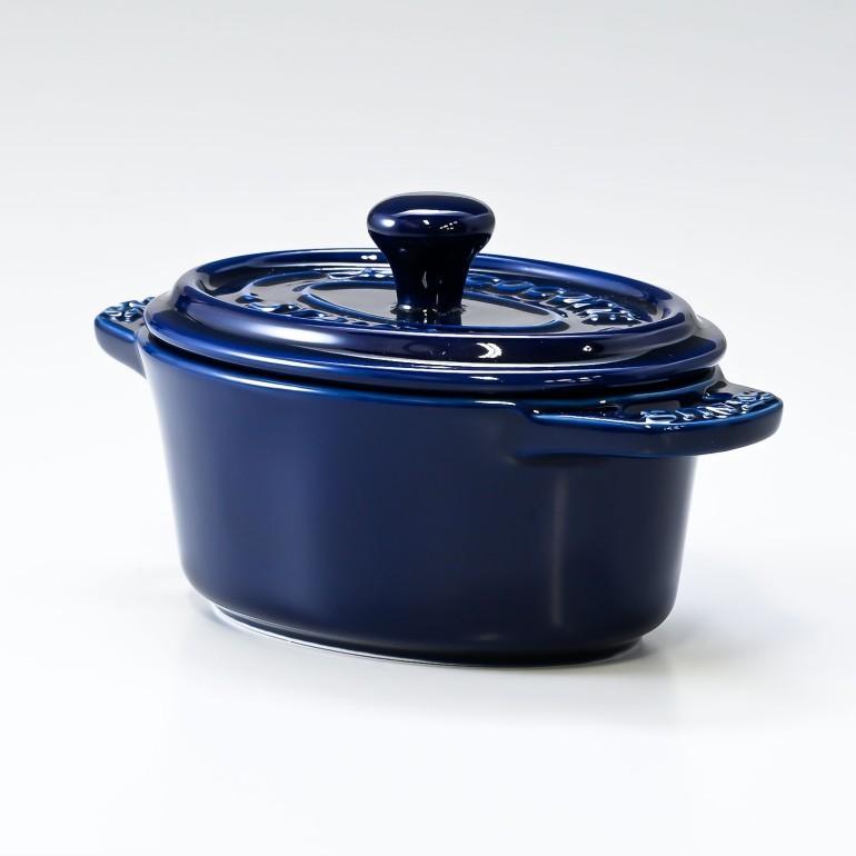 ストウブ 鍋 セラミック 11cm ミニココット オーバル グランブルー 087 0 087 0 A Level エイレベル 通販 Yahoo ショッピング