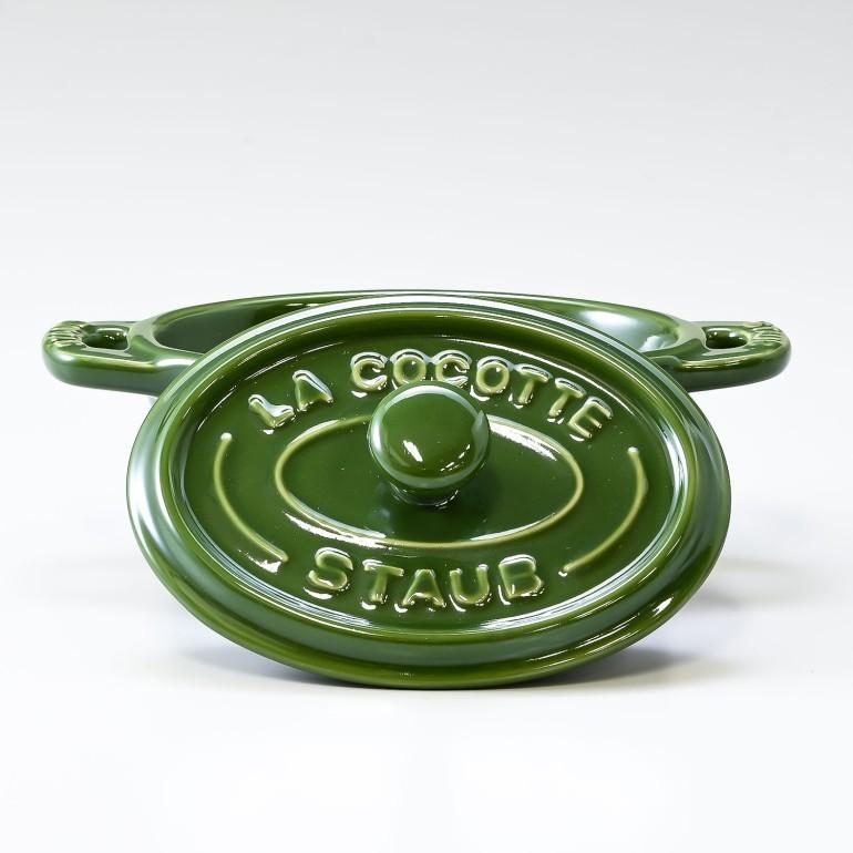 ストウブ 鍋 セラミック 11cm ミニココット オーバル バジルグリーン 0 0 0 0 A Level エイレベル 通販 Yahoo ショッピング
