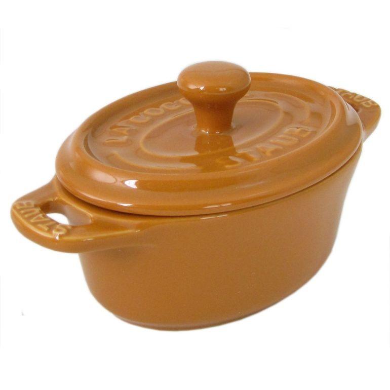 Staub（ストウブ） ミニココット オーバル 鍋 セラミック 11cm