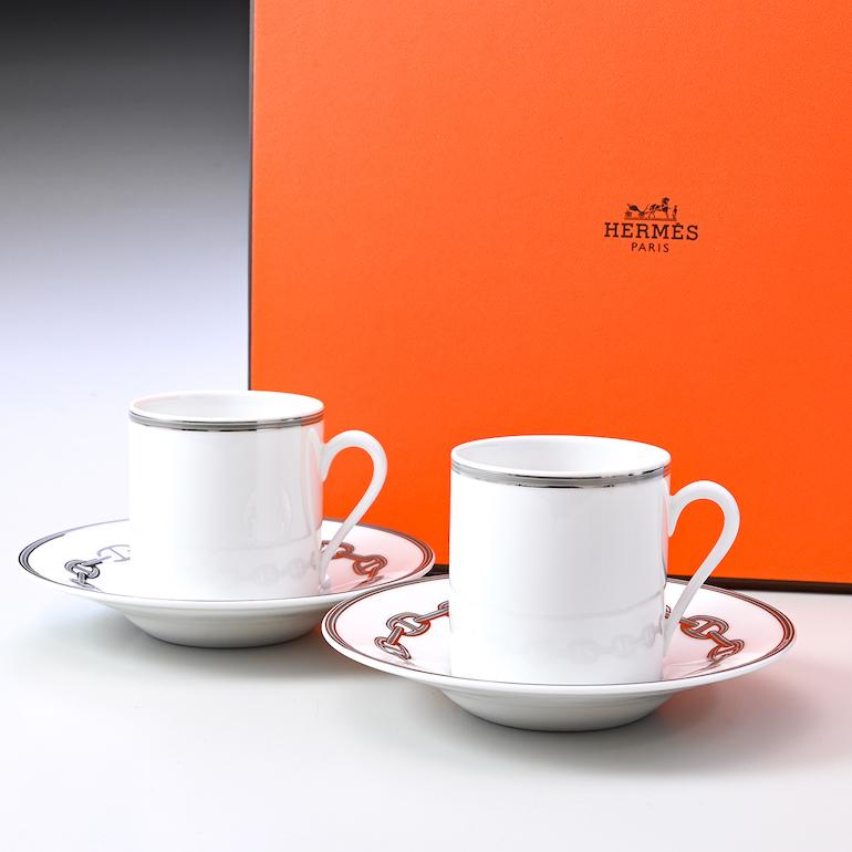 HERMES エルメス シェーヌダンクルプラチナ 004117P2 コーヒー HERMES エルメス シェーヌダンクルプラチナ 004117P2 コーヒー