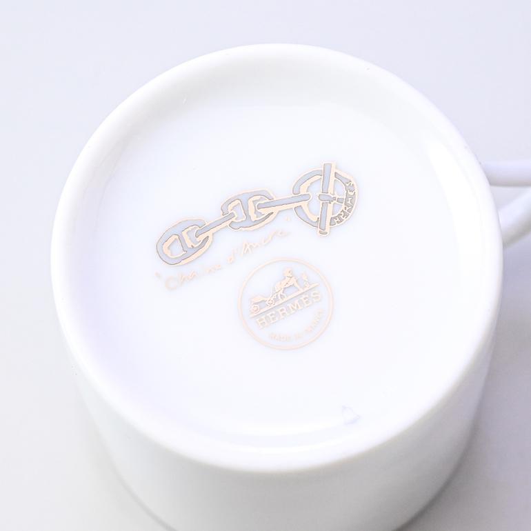 HERMES エルメス シェーヌダンクルプラチナ 004117P2 コーヒー HERMES エルメス シェーヌダンクルプラチナ 004117P2 コーヒー
