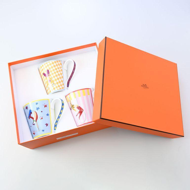 HERMES（エルメス） サーカス circus マグカップ 3Pセット 250ml