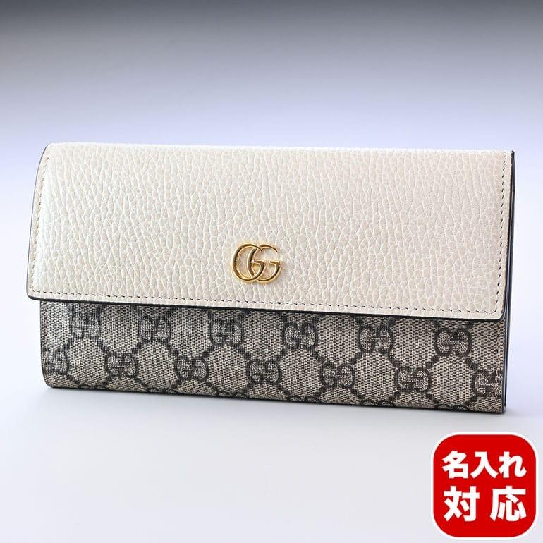 GUCCI グッチ 長財布 レディース プチ マーモント ダブルG オフ 