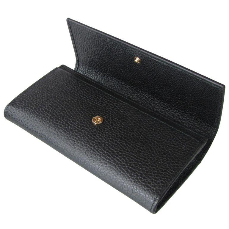 GUCCI（グッチ） 長財布 レディース プチ マーモント ダブルG レザー