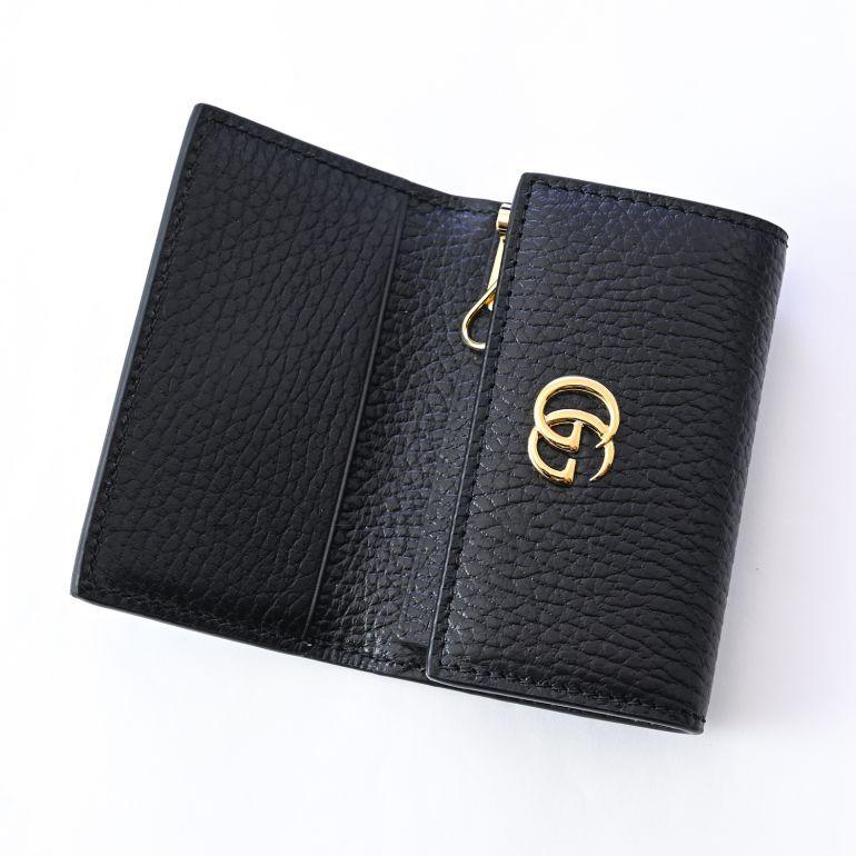 GUCCI グッチ キーケース プチ マーモント ダラーカーフ ダブルG GUCCI グッチ キーケース プチ マーモント ダラーカーフ ダブルG