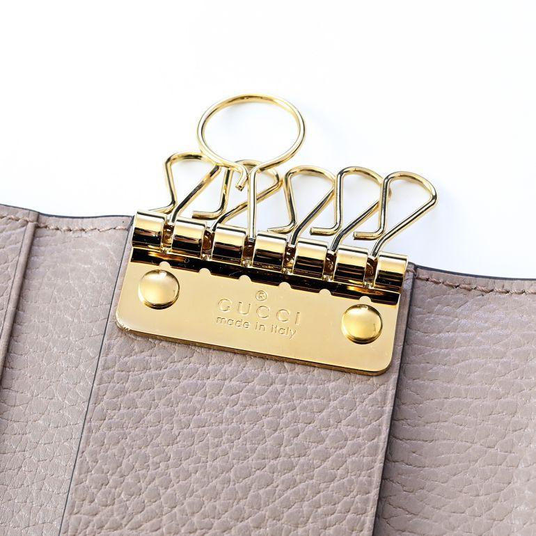 GUCCI グッチ キーケース プチ マーモント ダラーカーフ ダブルG GUCCI グッチ キーケース プチ マーモント ダラーカーフ ダブルG
