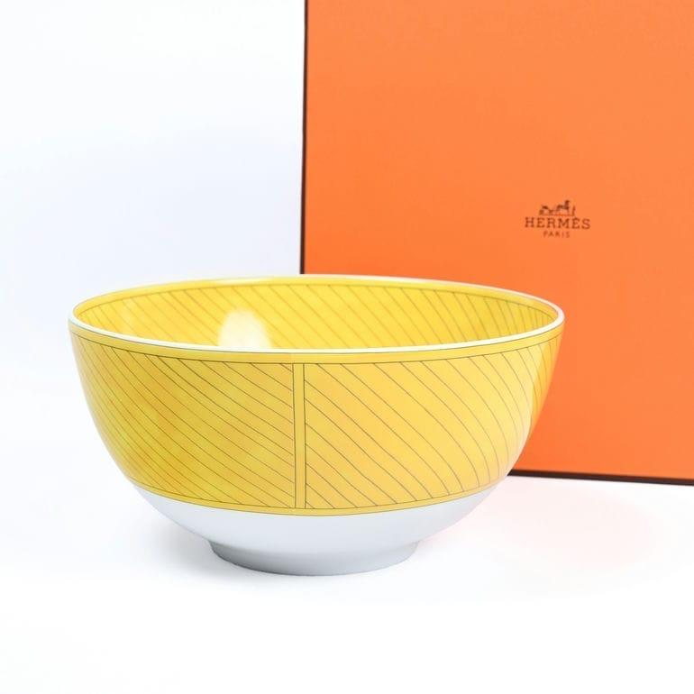 新品未使用☆ HERMES ソレイユ　ラージボウル HERMES（エルメス） ラージボウル 大鉢 1L ソレイユ ドゥ 046083P 太陽