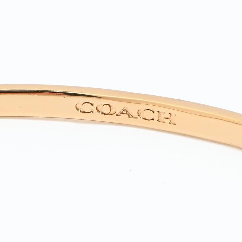 COACH（コーチ） バングル ブレスレット ブランドロゴ クリスタル