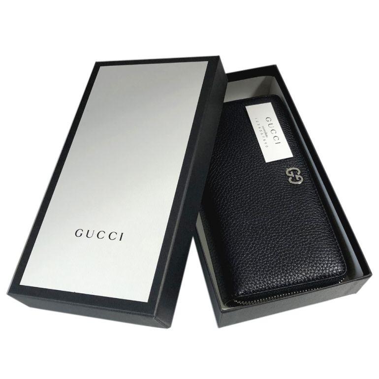 GUCCI グッチ 長財布 ラウンドファスナー メンズ GGメタル GUCCI グッチ 長財布 ラウンドファスナー メンズ GGメタル