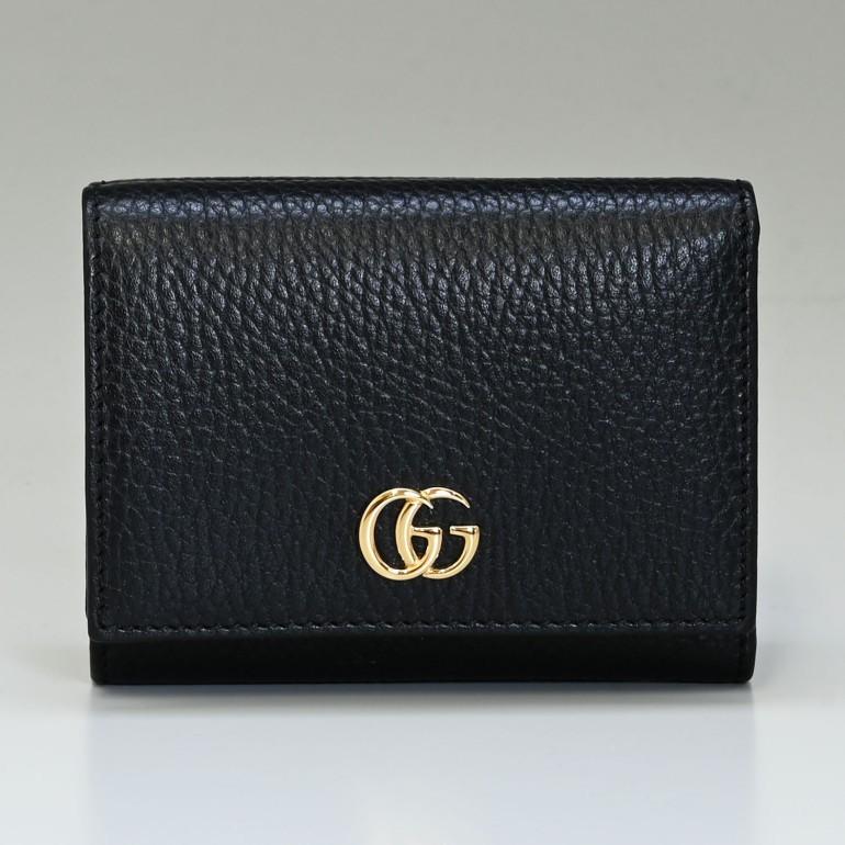 GUCCI（グッチ） 三つ折り財布 ミニ レディース プチ マーモント