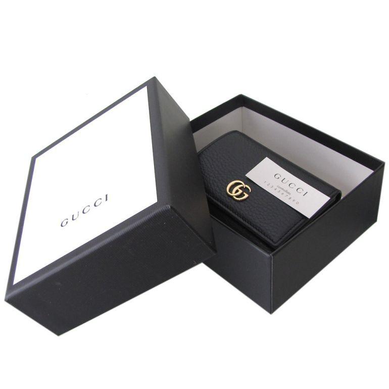 GUCCI（グッチ） 三つ折り財布 ミニ レディース プチ マーモント